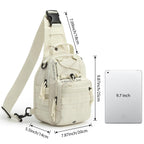 G4Free Outdoor Tactical Bag Backpack, Military Sport Bag Pack Sling Shoulder Backpack Tactical Pack for Every Day Carry (Beige)