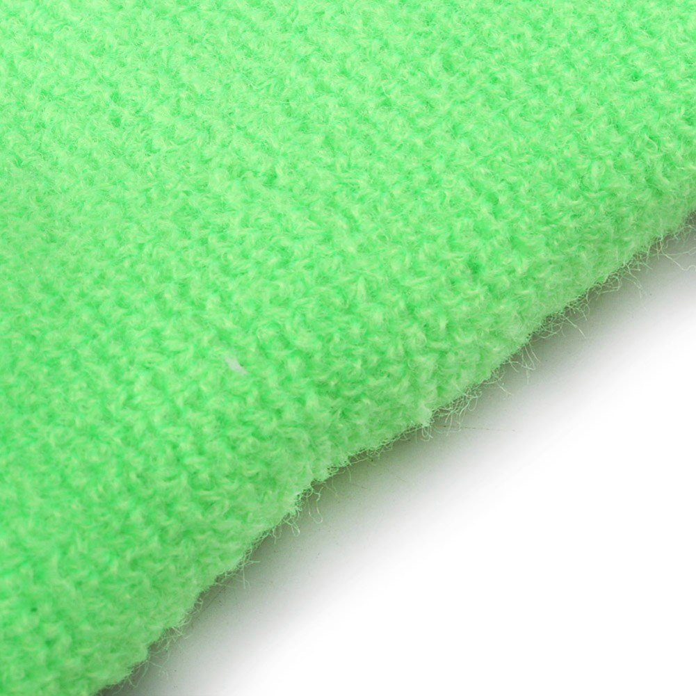 Mallofusa 10 Pack Colorful Sports Basketball Football Absorbent Wristband Party Outdoor Activity (Light Green)