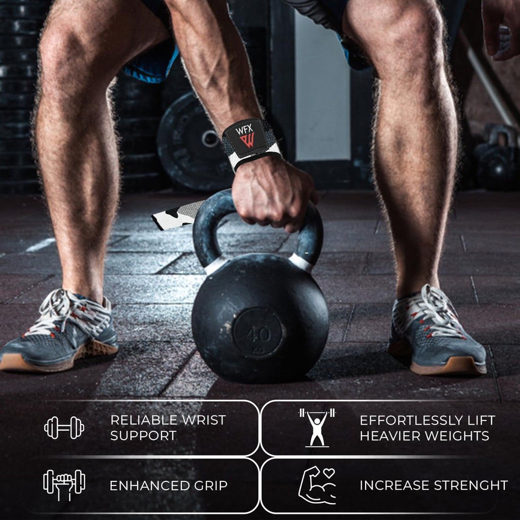 Weight Lifting Straps Wrist Support Padded Neoprene Gym Cross Training Hand Bar Weightlifting Straps Fitness Bodybuilding Power
