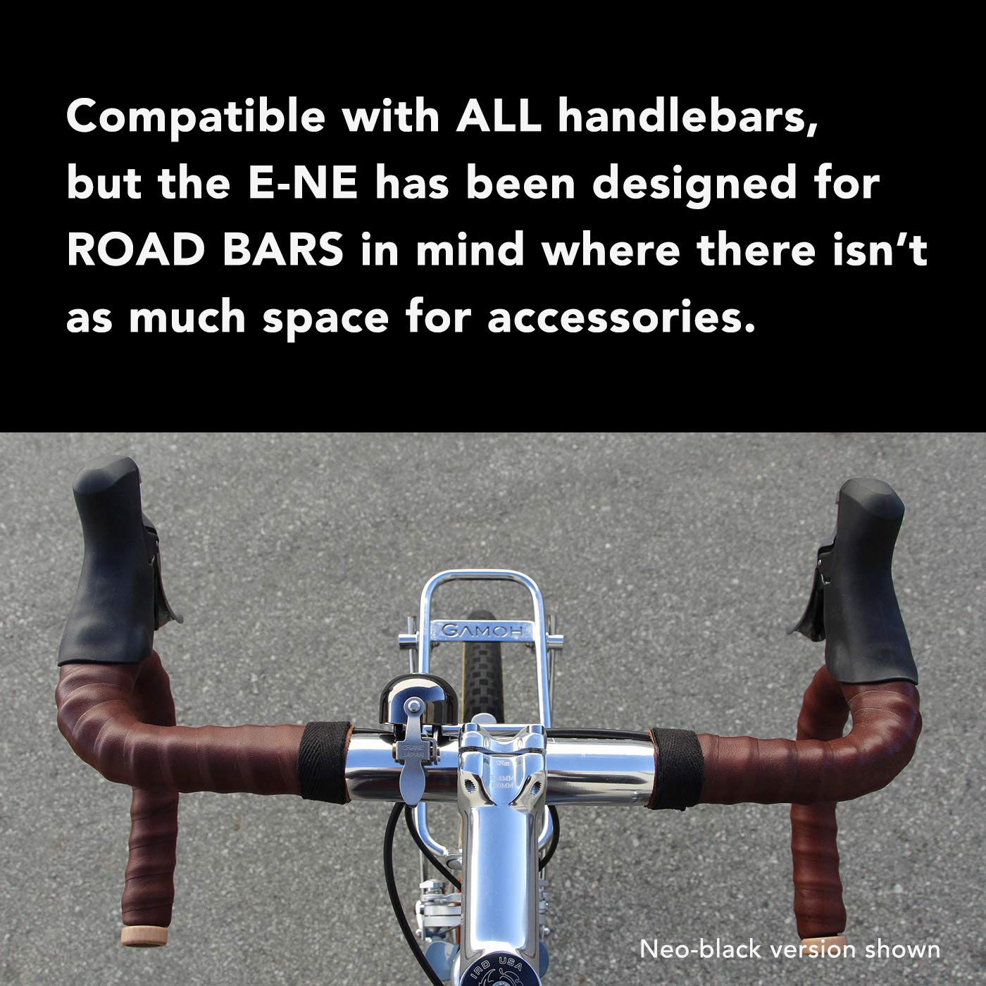 Crane Chrome Bike Bell E-Ne Bicycle Bell, Made In Japan For Race Bikes Or Mountain Bikes, Fits All Handle Bar Sizes & Type