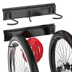 Ultrawall Bike Rack, Garage Bike Rack Wall Mount For 2 Bicycle And 1 Helmet, Heavy Duty Bike Storage For Home Space Saving Holds
