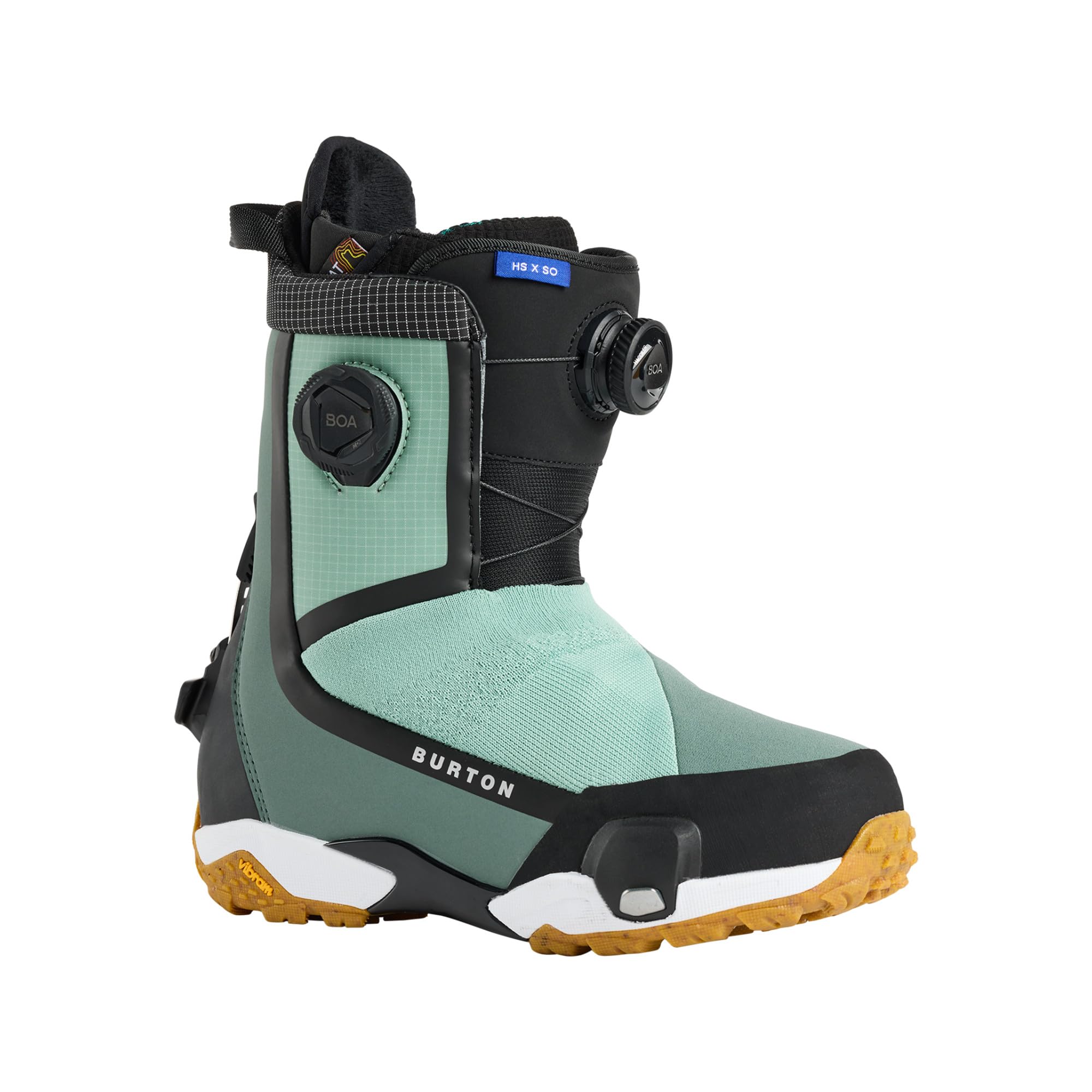 Burton Womens Highshot X Step On Snowboard Boots, Size 6.5, Sage Green