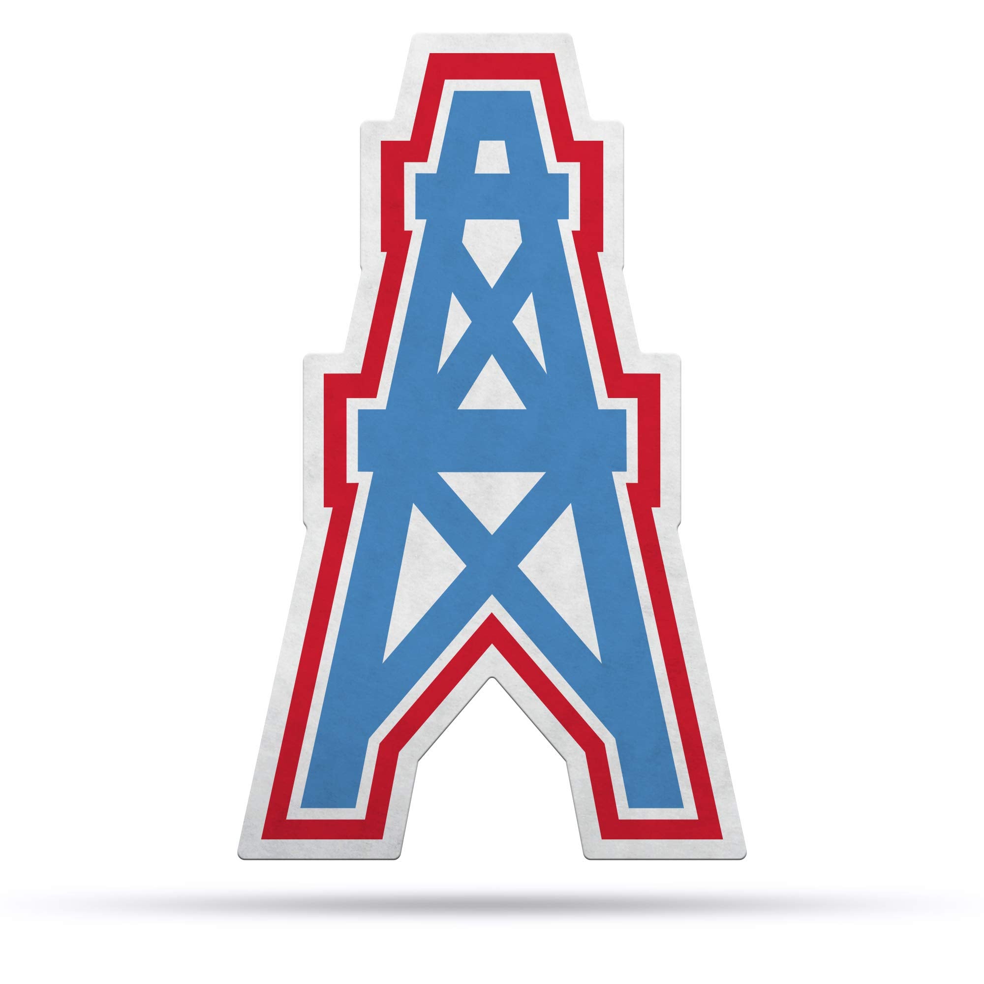 Rico Industries Nfl Football Tennessee Titans Retro Shape Cut Pennant - Home And Living Room D  Cor - Soft Felt Ez To Hang