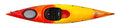 Perception Kayaks Expression 11.5 | Sit Inside Kayak | Light Touring Kayak with Adjustable Zone Seating | 11 6 | Sunset