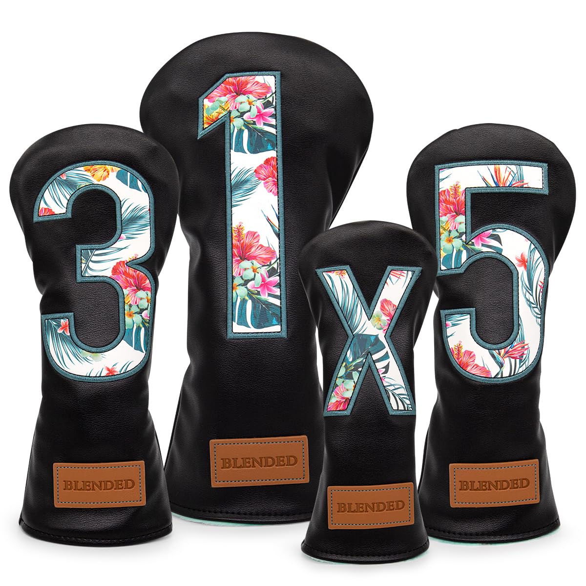 Bairbre Golf Club Covers Driver Covers Fairway Wood Head Cover Hybrid Headcover 3 Wood Headcovers Leather 3 Wood Headcovers Golf