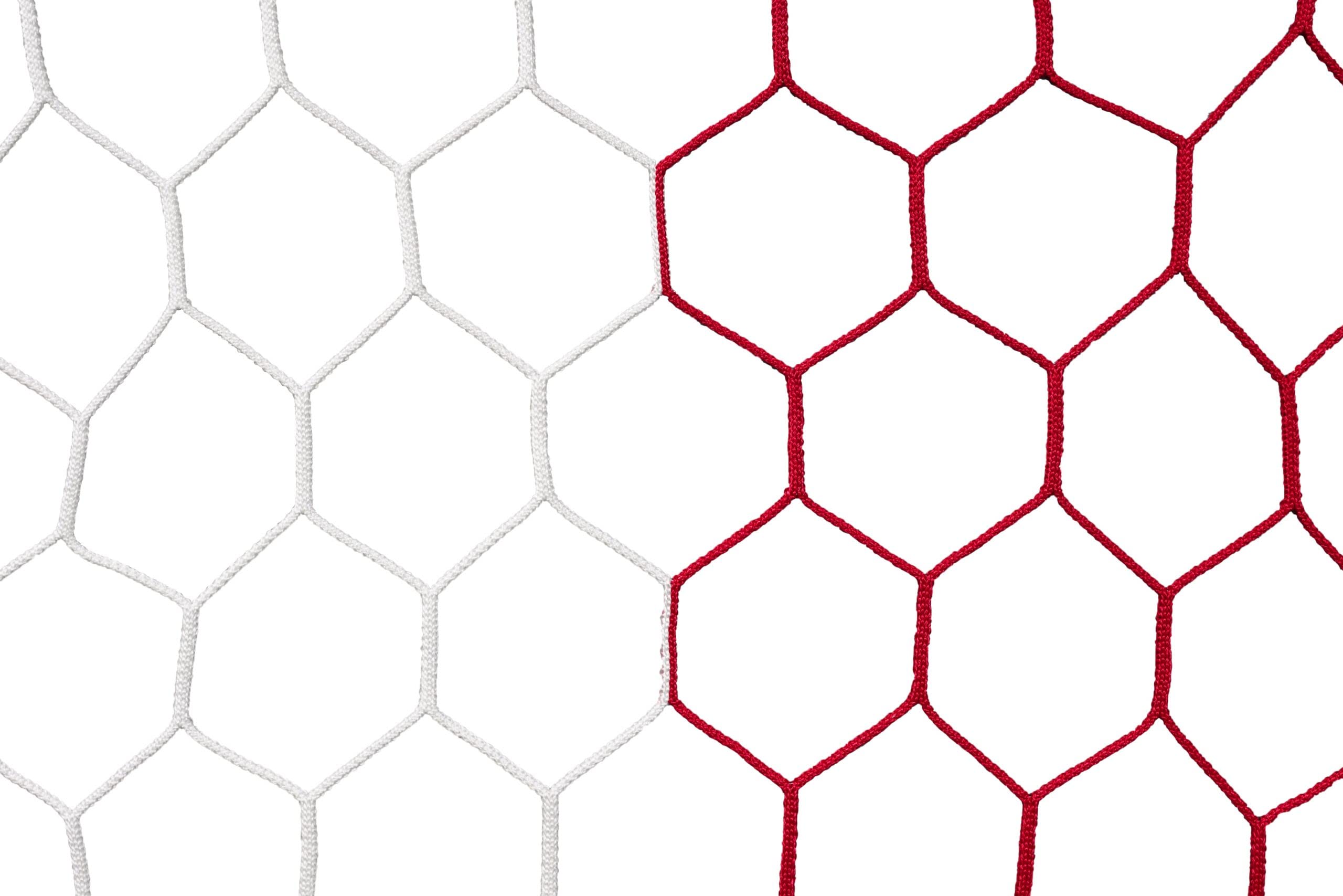 Kwik Goal Hex Tent Soccer Net, Red/White, 8H x 24W x 3D x 8.5B