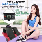 Intbuying Stepper Fitness Stair Stepper Portable Twist Stair Stepper Adjustable Resistance Fitness Exercise Machine With Resista