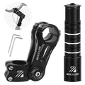 BUCKLOS Adjustable Bike Stem Mountain Bike Stem Riser Extender, 31.8mm Handlebar Stem Adjustable 80 Degree, 28.6mm Stem Extender