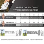Finger Ten Golf Gloves Men Right Left Handed Golfer Men? Golf Glove Left Right Hand Value 3 Pack, All Weather Leather Grip Small
