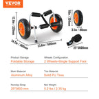 Vevor Kayak Cart, 250Lbs Load Capacity, Foldable Kayak Dolly Aluminum Kayak Wheels With 10 Solid Tires For Kayaks Carrier Canoes