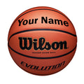 Wilson Customized Personalized Evolution Basketball Indoor Game Ball