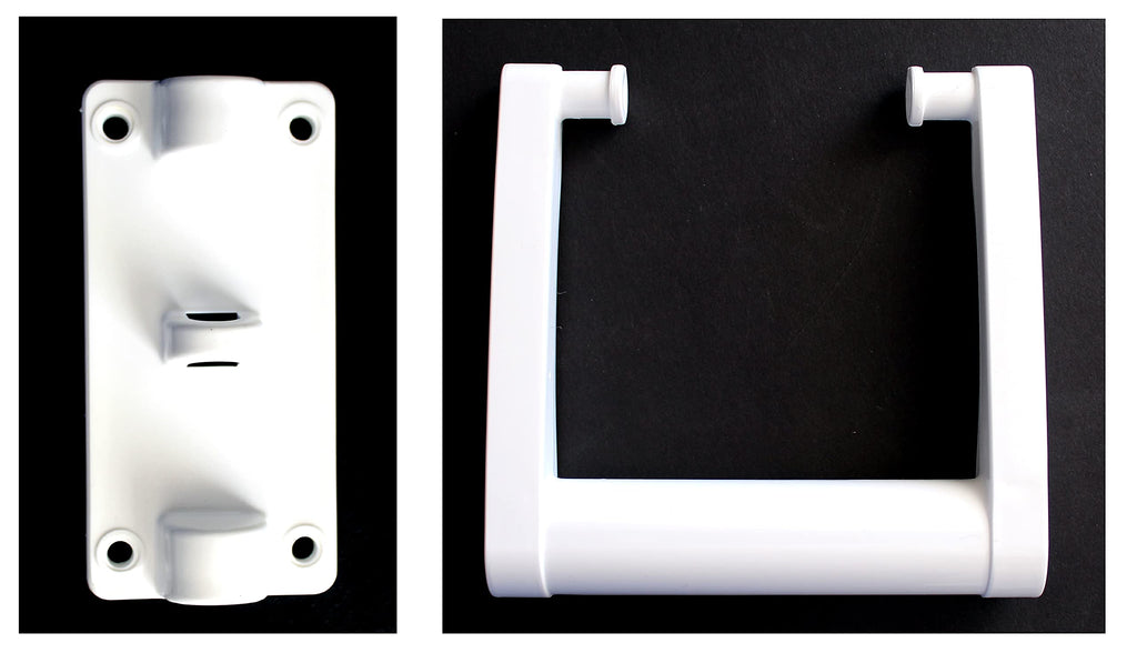 Jsp Manufacturing White Aftermarket Plastic Igloo Cooler Replacement Handles # 21025 For 90-100 Qt Coolers (2)