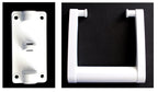 Jsp Manufacturing White Aftermarket Plastic Igloo Cooler Replacement Handles # 21025 For 90-100 Qt Coolers (2)