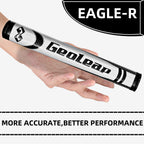 Geoleap Putter Grip- Soft Polyurethane Material,Round Shape, Light Weight Golf Grips,4 Colors And 4 Sizes To Choose.. (Black Red