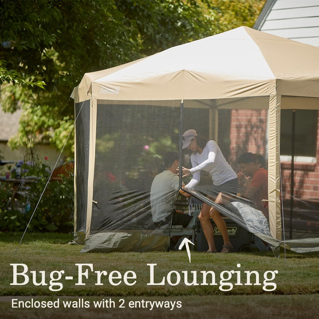 Coleman Back Home 15 X 13 Screen Canopy Tent