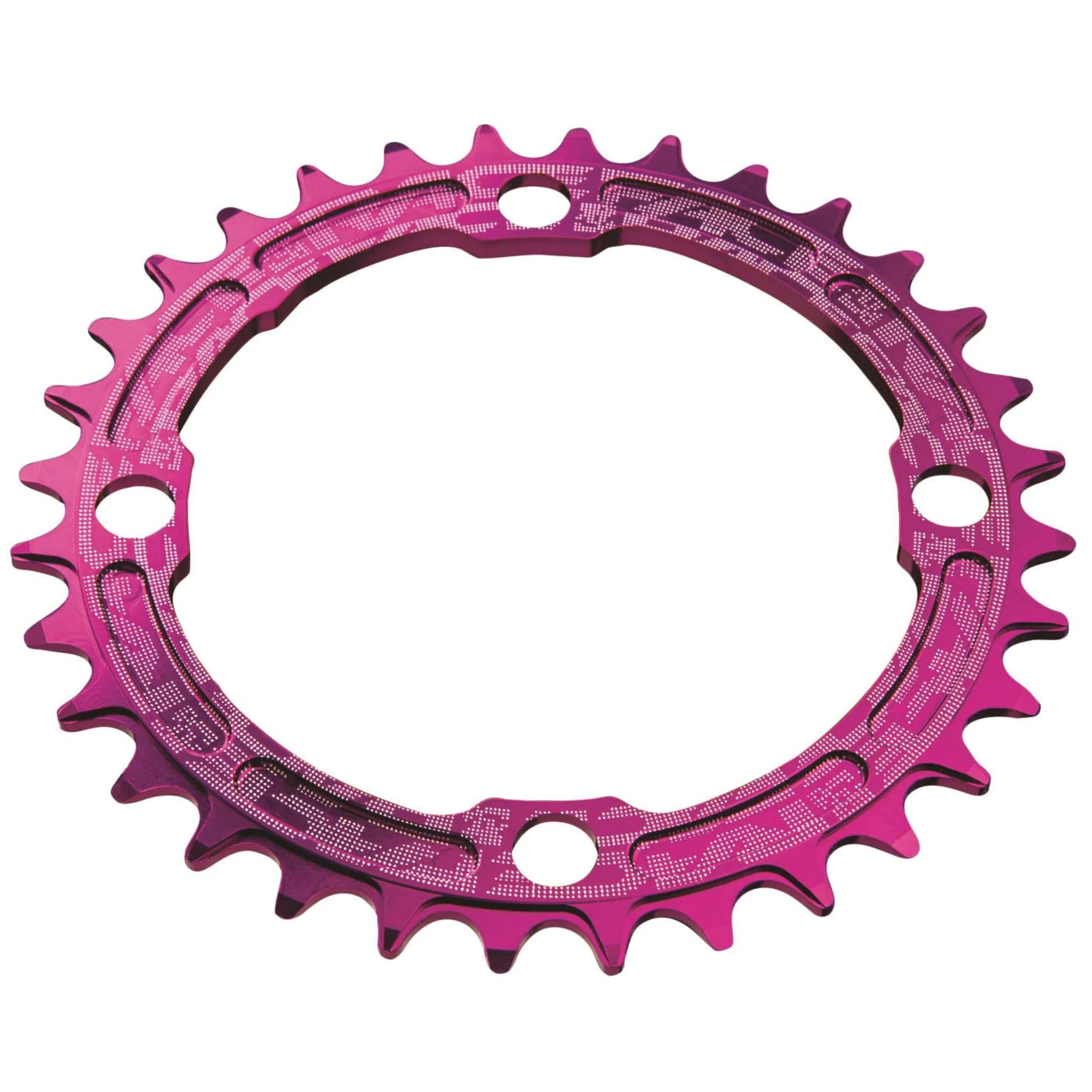 Race Face Narrow Wide Single Chainring, Purple, 104 x 34T