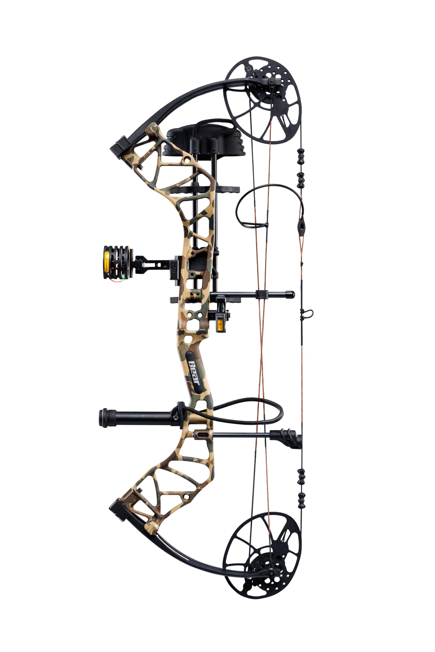Bear Legit Maxx Ready to Hunt Compound Archery Bow, 70lb. Draw Weight, Left Hand, FRED Bear/Black