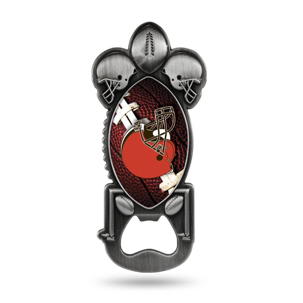 Rico Industries Nfl Cleveland Browns Magnetic Metal Bottle Opener Party Starter