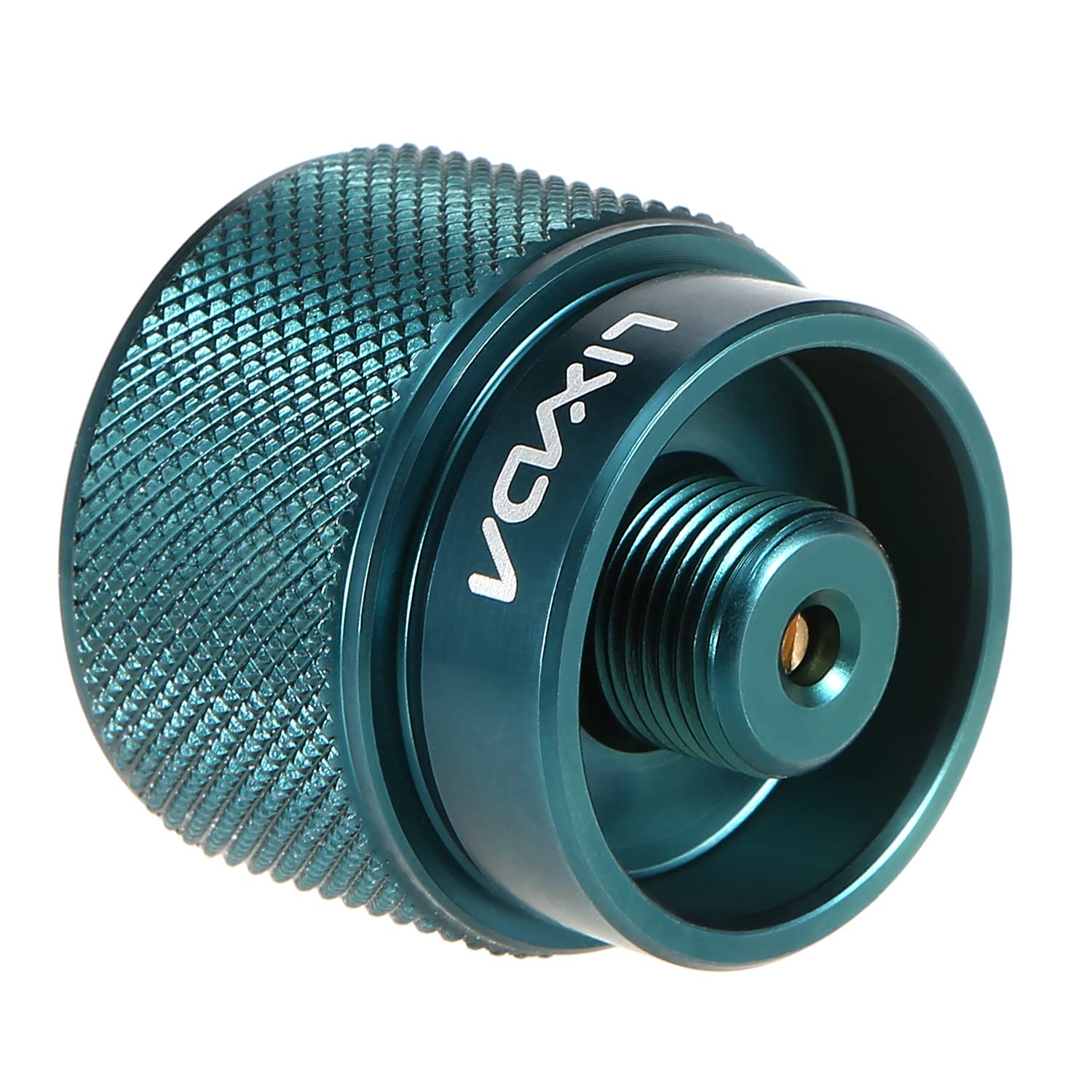 Lixada Camping Stove Adapter 1L Outdoor Propane Small Tank Input En417 Lindal Valve Output
