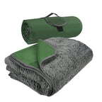 Tirrinia Outdoors Waterproof Throw Blanket, 51      X 59       Sherpa Fleece Stadium Windproof Mat For Boat, Traveling, Camping,
