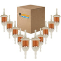Golf Cart In line Fuel Filter 10 PCS Compatible with Club Car EZGO Yamaha