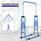 Tepemccu Expandable Gymnastics Bars,Adjustable Height Gymnastic Horizontal Bars,Junior Training Bar Children Folding Training Mo