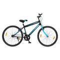 Cockatoo Wanderer Bicycle Without Gear Power Brake 26inch T Road Cycle (Single Speed, Black & Green, Rigid)