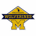 Rico Industries Ncaa Michigan Wolverines Diamond Shape Cut Pennant - Home And Living Room D  Cor - Soft Felt Ez To Hang, 18X0.10