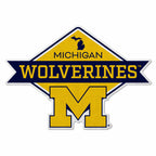 Rico Industries Ncaa Michigan Wolverines Diamond Shape Cut Pennant - Home And Living Room D  Cor - Soft Felt Ez To Hang, 18X0.10