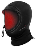 Hyperflex Mesh Series Surf Hood - Ultra-Warm Wetsuit Hood, Black, L