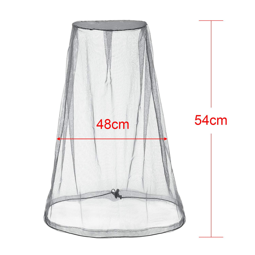 4 Pack Mosquito Net Mesh Face Neck Fly Netting Hood From Bugs Gnats No See Net For Outdoor Hiking Camping Climbing With Carry Ba