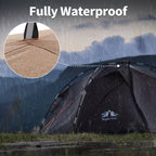 Night Cat Backpacking Tent 2 Person Lightweight Hiking Camping Tent With Foldable Pole, Double Layers Waterproof Fast Setup Ultr