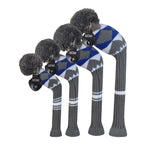 Scott Edward Alien Planet Pattern Style Golf Club Head Covers, Acrylic Yarn Double-Layers Knitted, With Rotatable Number Tags Se