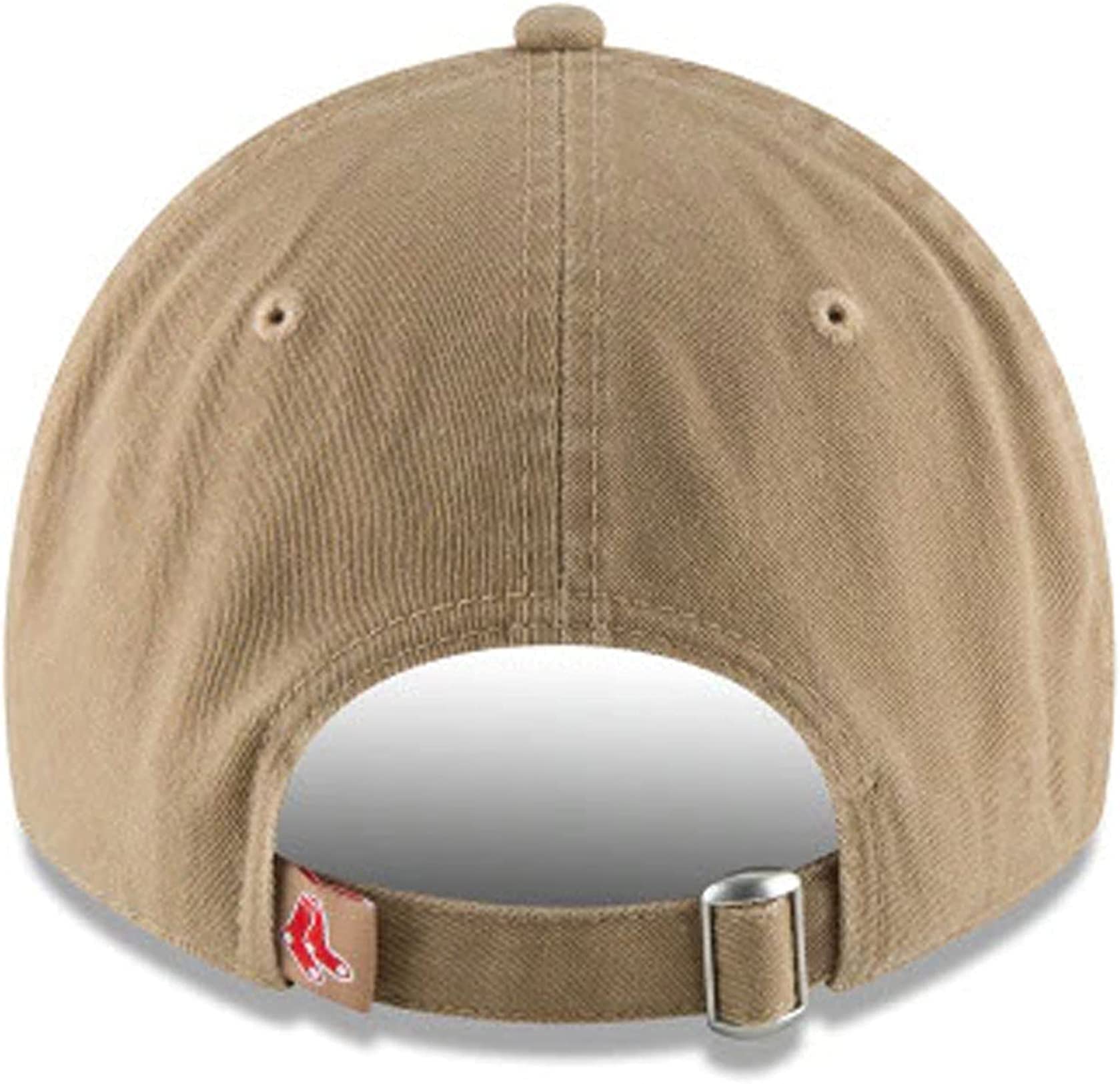 New Era Mlb Khaki Core Classic 9Twenty Adjustable Hat Cap One Size Fits All (Boston Red Sox Khaki)