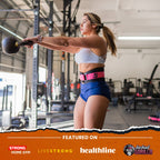 Weight Lifting Belt 3 (X-Large, Black/Pink)