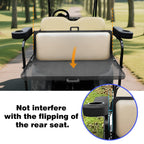 Roykaw Golf Cart Armrest With Cup Holder Compatible With Ezgo Club Car Yamaha - Upgrade Support Frame/No Drilling Required - Jus