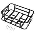 KUAFU Electric Bike Rear Basket, Bicycle Cargo Rack, Ebike Storage Basket Mount for Back Under Seat, Picnic Basket, Pet, Sports 