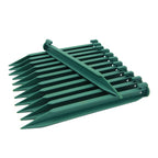 Camping Beach Tent Stake Pegs For Sand,12 Pack Tarp Stakes 9 Inch Canopy Stakes With Pouch, Plastic Light Ground Stakes For Camp