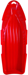 ESP 48 Sno Cruiser Toboggan  TwoRider Sled  Tough Polyresin, DiamondPolished Bottom  Red