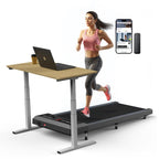 Wellfit Walking Pad Treadmill With Incline/Decline,300+ Lbs Capacity,2.5Hp Quiet Standing Under Desk Walking Jogging Running Mac