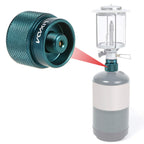 Lixada Camping Stove Adapter 1L Outdoor Propane Small Tank Input En417 Lindal Valve Output
