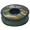 emma kites 1.1mm Braided Kevlar Cord Camo Green 200Lb 30Ft Abrasion/Flame Resistant Tactical Paracord, Trip Line, Cord Friction-