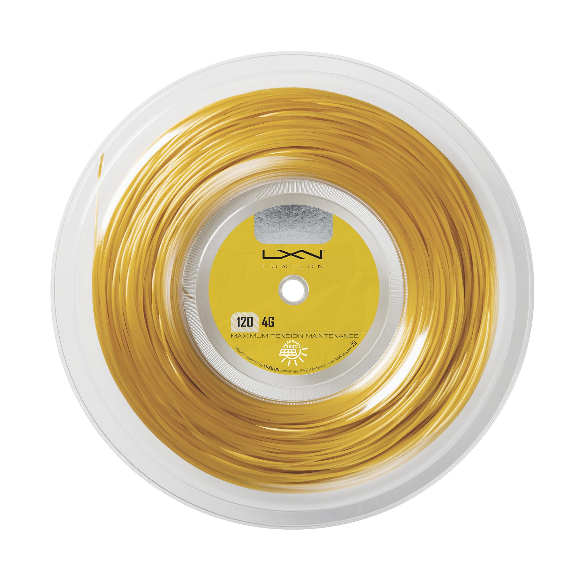 LUXILON WR8313301120 Tennis String, 4G, 125 (200 m) Reel, Gold