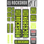 Rockshox Decal Kit, 30/32Mm, Yellow Color Matching