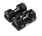 Nordictrack 55 Lb Select-A-Weight Dumbbell Pair, Black