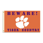 Bsi Ncaa Clemson Tigers 3 X 5-Feet Country Flag With Grommets