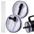 Replacement Lid for Stanley 40 oz and 64 oz Tumbler.Leakproof Flip Straw Lid Fit Stanley Cup Quencher H2.0 40 oz/64 oz and ProTo