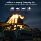 Hiipeak Double Sleeping Pad For Camping With Foot Pump & Pillow, Self Inflating Sleeping Mat For 2 Person, Ultralight Portable S