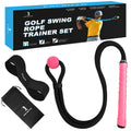 KALAUTO Golf Rope Swing Trainer - Professional Golf Swing Rope Training Aid - Suitable for Physical Training, Warm-Up Exercises,