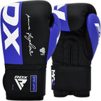 Rdx Boxing Gloves Maya Hide Leather, Muay Thai Kickboxing Mma Sparring Training, Advanced Takka Closure, Padding, Punch Bags Spe